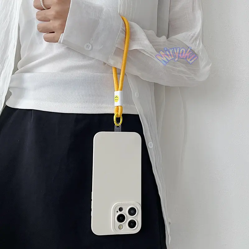 MIRYOKU Strap SMILE gantungan gelang HP universal Phone Lanyard strap mini Gantungan handphone antihilang rantai Multifungsi Korean Keychain 4