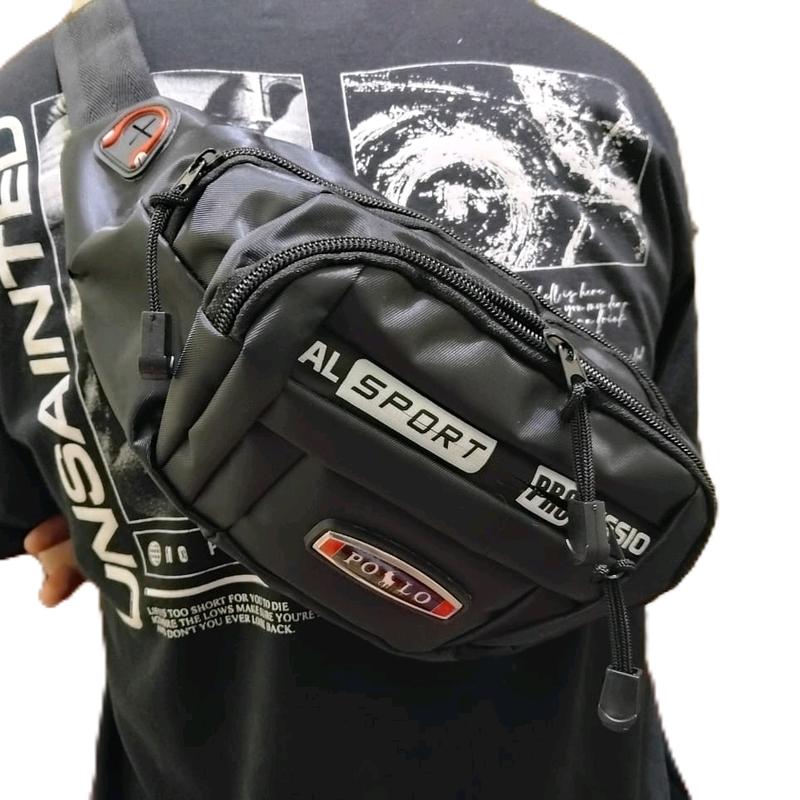 Tas Slempang Pria WB Cowok Bahu Pinggang Pria - Slingbag, Selempang Waistbag keren 2