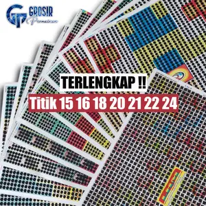 Titik 15 16 18 20 21 22 24 Kupon Gosokan Bom Isi 1000 Pcs Sudah Tergunting Rapih Mainan Anak COD