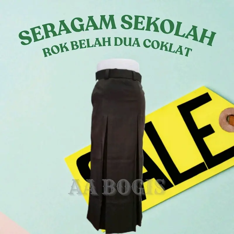 Seragam Sekolah Rok Span Belah Dua Depan SMP/SMA High Twist 2
