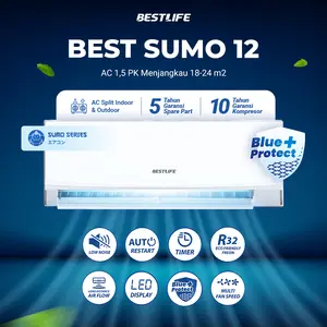 BESTLIFE Official Store - Air Conditioner Split 12 SUMO - AC Split 1.5 pk | AC Indoor Outdoor