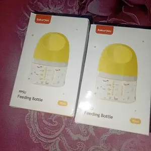 Sakumini Baby Natural Milk Feeding Bottle PPSU Botol Susu Bayi Newborn Wideneck Anti Kolik Anti Bocor