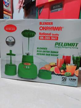 Product Review of BLENDER PLASTIK OKAYAMA BLENDER 3 IN 1 OK-355 3 tabung from F**a 1
