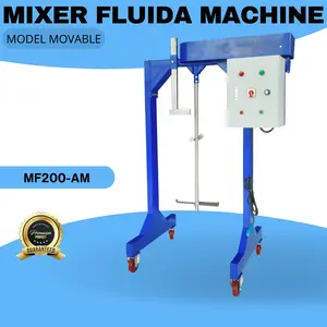 Mesin Mixer Fluida Pengaduk Bahan Cair Semi Cair Lem Thinner Cat Kapasitas Industri Stabil Untuk Produksi Besar