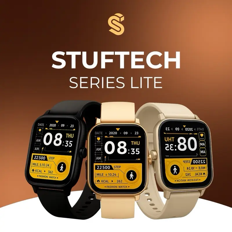 Stuftech Series Lite version Smartwatch Pintar Bluetooth Connection Ponsel Jam 1