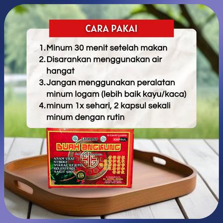 Zhongfeng Angkung Kapsul Herbal untuk Mengatasi Stroke Kronis dan Kolesterol Tinggi 1