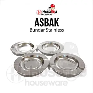 Asbak Putung Stainless / Tatakan Puntung Abu