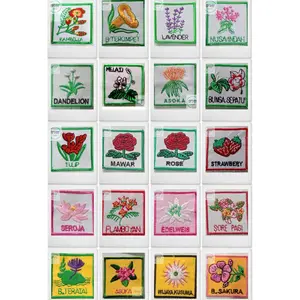 BORDIR SAJA REGU BUNGA PRAMUKA LENGKAP DAN TERMURAH