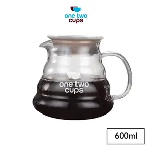 One Two Cups Coffee Maker Pot Drip Kettle Teko Kopi Barista - 600ml