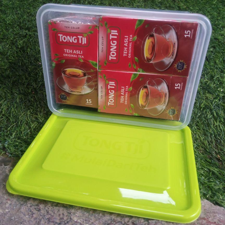 DANDANG Teh Celup Asli 2 Pak @ 25 Kantong GRATIS Canester Rasa Khas Nikmat & Praktis untuk Relaksasi Tubuh Cocok untuk Anda yang Sibuk Herbal Gula