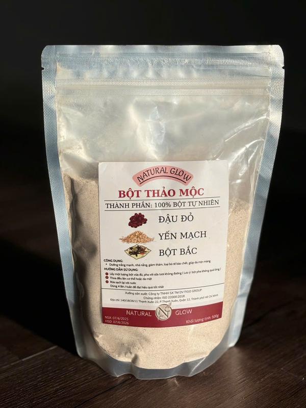  Bột Thảo Mộc: đậu đỏ yến mạch hổn hợp bột bắc thiên nhiên dưỡng sáng da  Natural Glow  