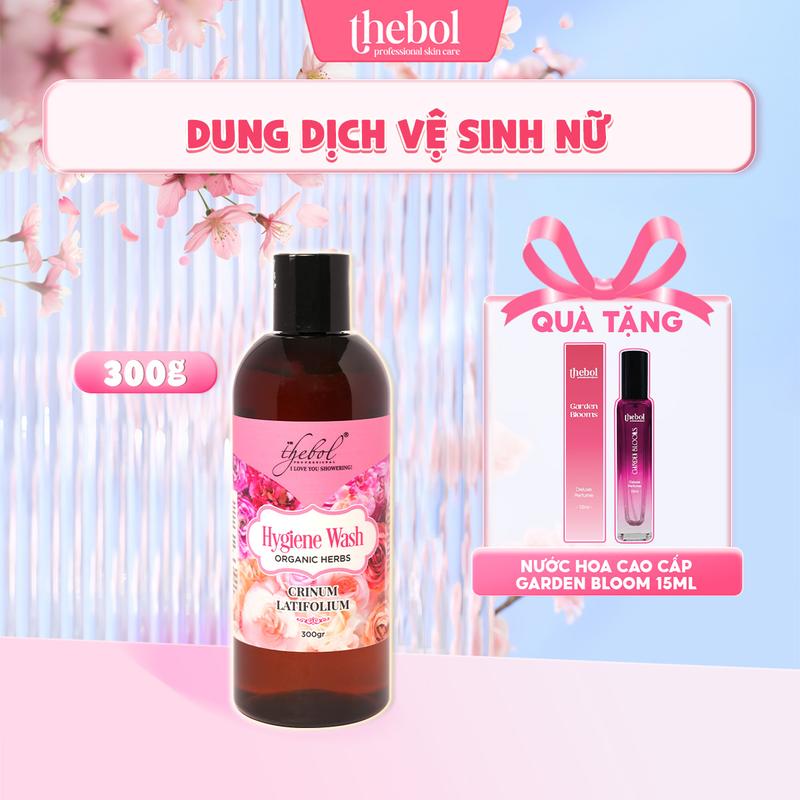 Dung Dịch Vệ Sinh Phụ Nữ THEBOL PREMIUM Hoàng Cung 300g + Tặng Nước Hoa 15ml