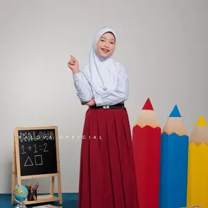 Kalova- Alika Bergo Hijab Pinguin Kids Jersey Pad