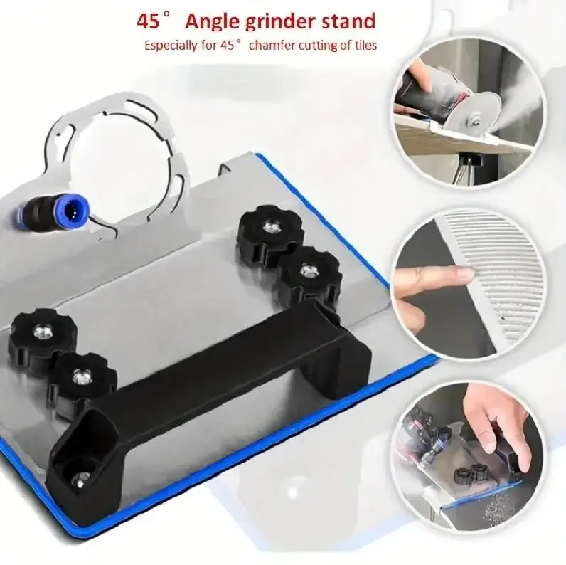TK-42 Adaptor Grenda 45 Derajat Untuk Pemotongan Keramik Braket Sudut Kemiringan Granit / Marmer