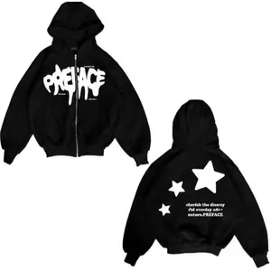 Hoodie Boxy Zipper Anak Oversize Boxy Anak Laki laki Perempuan Umur 3 - 13 Tahun DTF PREMIUM