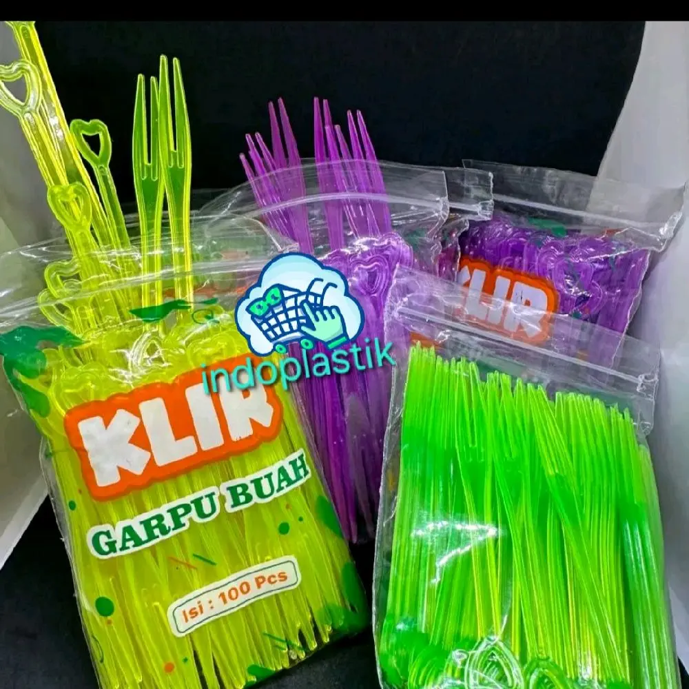 GARPU KUE MODEL LOVE / GARPU BUAH WARNA WARNI ISI ± 100 PCS
