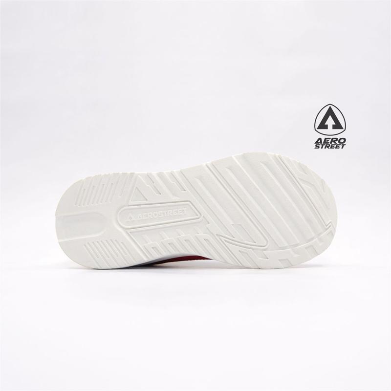Aerostreet 36-45 Osaka Putih Abu Merah - Sepatu Sneakers Casual Pria Wanita Aero Street 21HH20 6