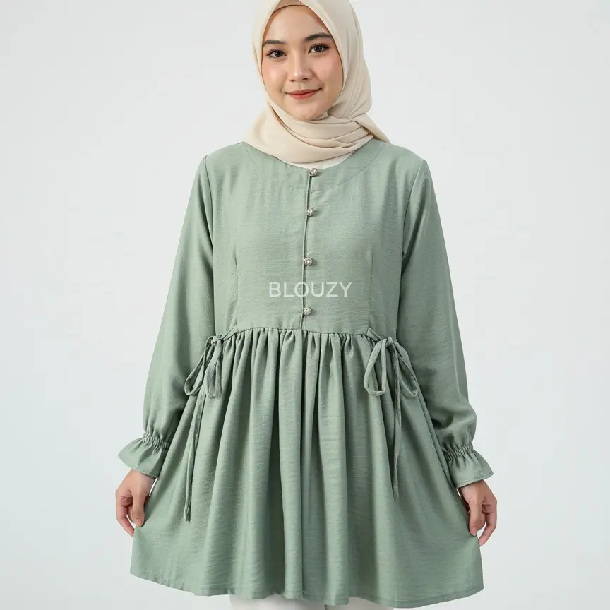 Enzy Hijau Linen