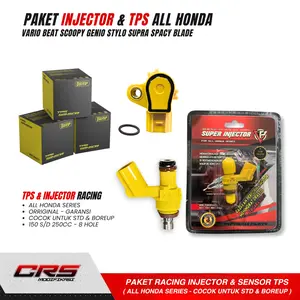 Injektor Honda Series Beat Scoopy Vario Beat Cb Cbr Crf Pcx Sonic 8Hole 150cc Rx7 Racing Injector Plus TPS Racing All Honda
