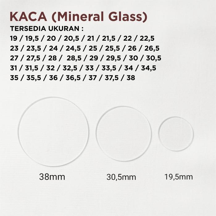 Gambar CARDIFF Kaca Bundar (Mineral Glass) - 19 mm dari CARDIFF. Kota Surabaya Tokopedia