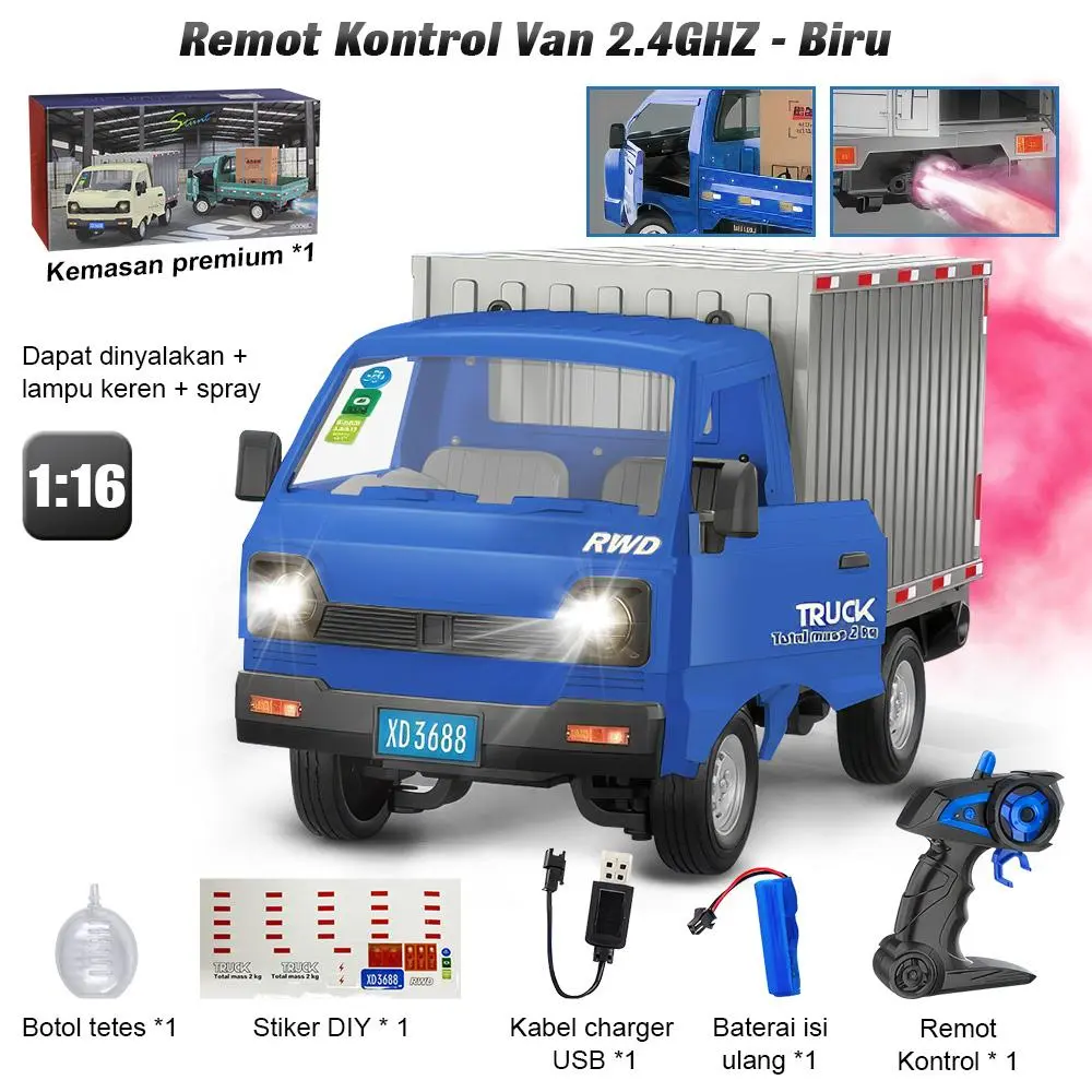Cargotrucks Biru-2.4GHz-Spray
