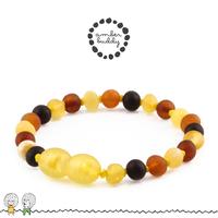 Gambar Amber Buddy | XB54M1M Kalung & Gelang Amber Bayi Multicolour Yellow Matte - 32cm & 14cm. - Kalung XB54M1M dari Amber Buddy Indonesia Kota Denpasar 5 Tokopedia