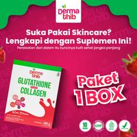 Gambar Dermathib Collagen Drink - Minuman Instant Glutathione Rasa Starwbery Mencerahkan Kulit Dari Dalam - 1 Box 10 Sachet dari Habbasyi Oil Kota Depok 1 Tokopedia