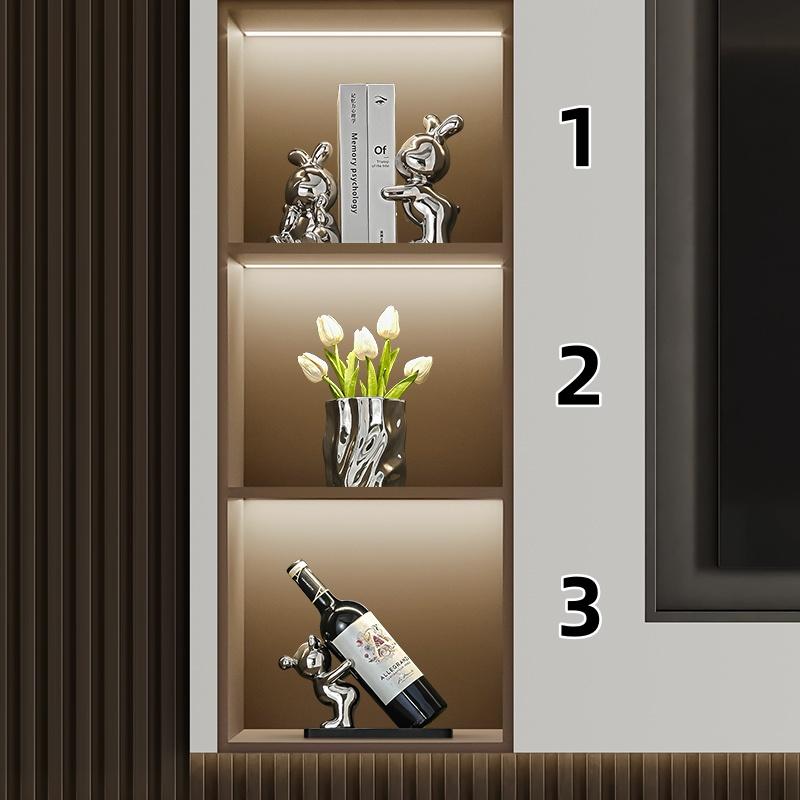 Bộ tượng gốm sứ trang trí nhà cửa trang trí bàn ăn.