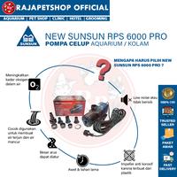 Gambar NEW SUNSUN RPS 6000 PRO Pompa Air Celup Kolam Aquarium dari Rajapetshop Official Kota Surabaya 4 Tokopedia