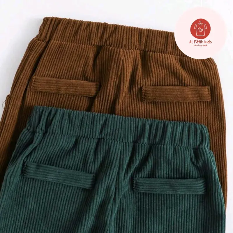 Celana anak Panjang Corduroy - long pants corduroy anak Laki-Laki Perempuan Usia 2-12 Tahun ( bisa beli 2 pcs paket hemat ) - Fashion 6