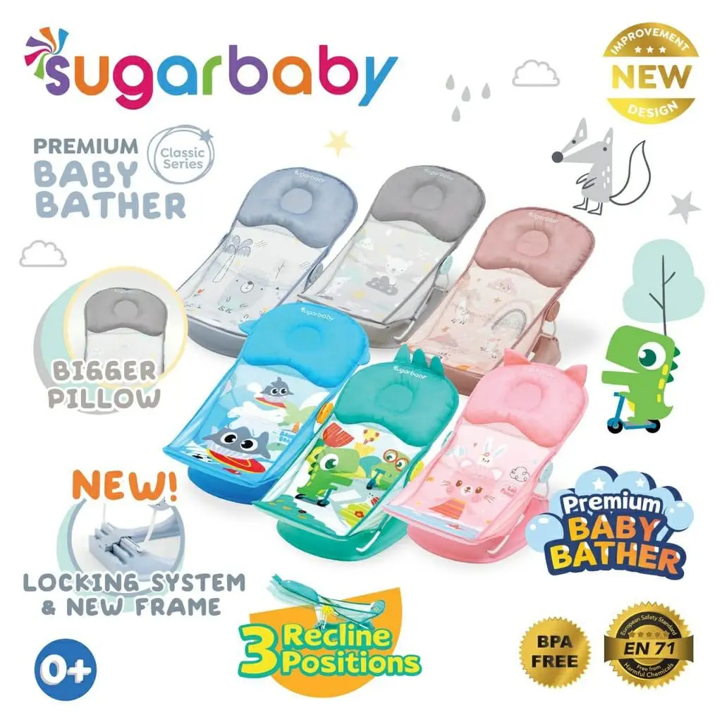 Sugar Baby Premium Baby Bather (Classic & Fun Series)