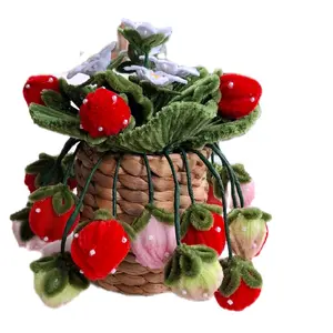 Stowberry pot kawat Bulu + 30 pcs stowberry + kawat bulu