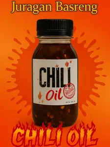 Chili oil Jb / Minyak Cabe Pedas gurih sesuai selera kemasa 200ml Bahan Makanan Sambal
