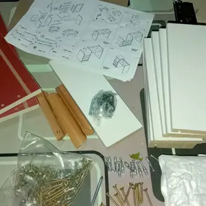 Homedoki Meja Rias Putih dengan Lampu LED Kaca Sliding Minimalis Meja Kosmetik Make Up Minimalis Furniture 131cm x 50cm x 70cm