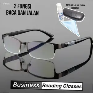 Kaca mata Baca Dan Jalan Usia 40/45/50/55/60 Tahun ke atas Anti Radiasi Hp&Komputer Kaca Mata Jauh Dekat Kekinian Model CF-778 | Hot Item