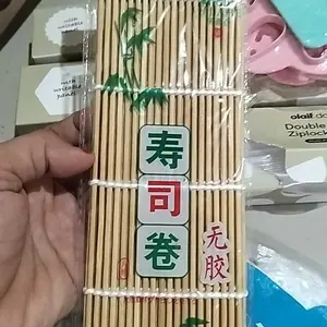 GrosirMart Tikar Bambu Penggulung Sushi Mat Roller Alas Gulung Sushi Makisu Mat Roll Bamboo Sushi Mat Roller