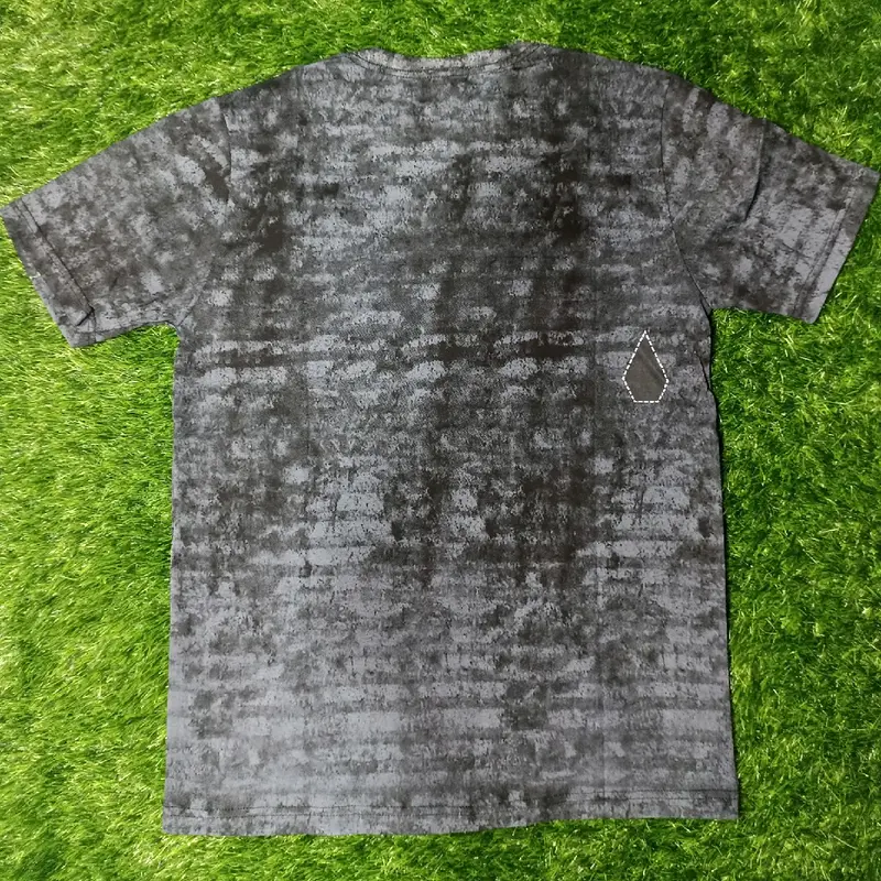 kaos hitam full print bahan katun import ful print 1