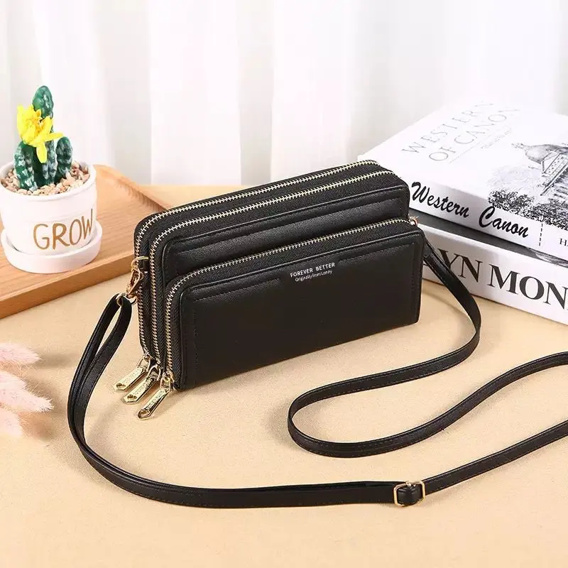 Dompet Tas Wanita untuk Handphone Terbaru Dompet Cewek Selempang Fashion Korea Style Kondangan Pesta Luxury Trendy Kulit Kartu 0