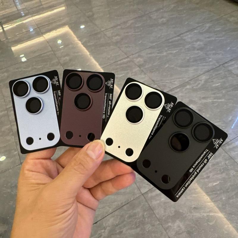 Miếng dán bảo vệ camera sau toàn diện, tích hợp kính cường lực và kim loại mờ, dùng cho iPhone 18 Pro/18 Pro Max/17 Pro/17 Pro Max,lens,0.5,điện,thoại,Phim,Ống