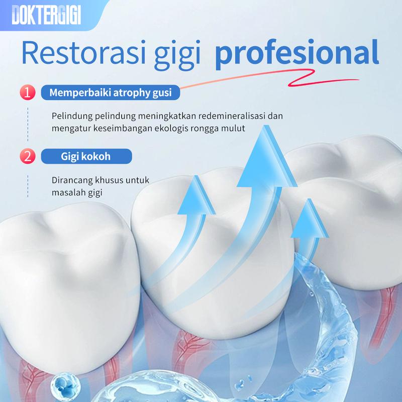 DOKTERGIGI COD 2pcs Pasta Gigi Biofarmasi untuk Memperbaiki Masalah Gigi dan Memperbaiki Agen Pemisah Perbaikan Cepat Gigi Berlubang Mulut Mulut 2