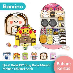 Kertas BAMBINO Diy Quiet Book Homemade Book Mainan Busy Book Buku Aktifitas Mainan Edukasi Anak Toys