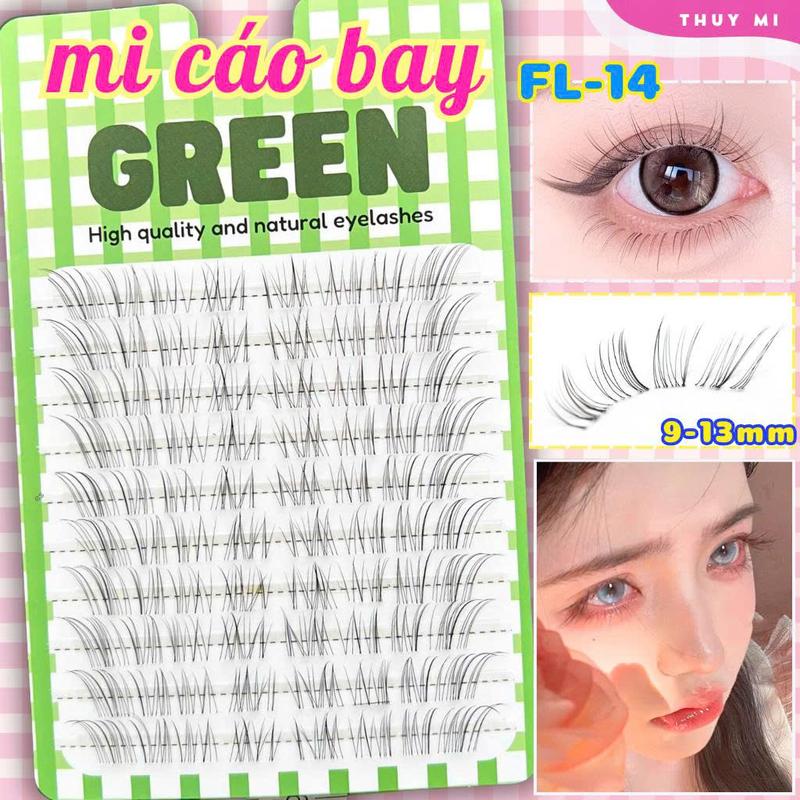 Mi Cụm Cáo Bay Tự Nhiên FL14 Mỏng Nhẹ GREEN Thuỷ Mi