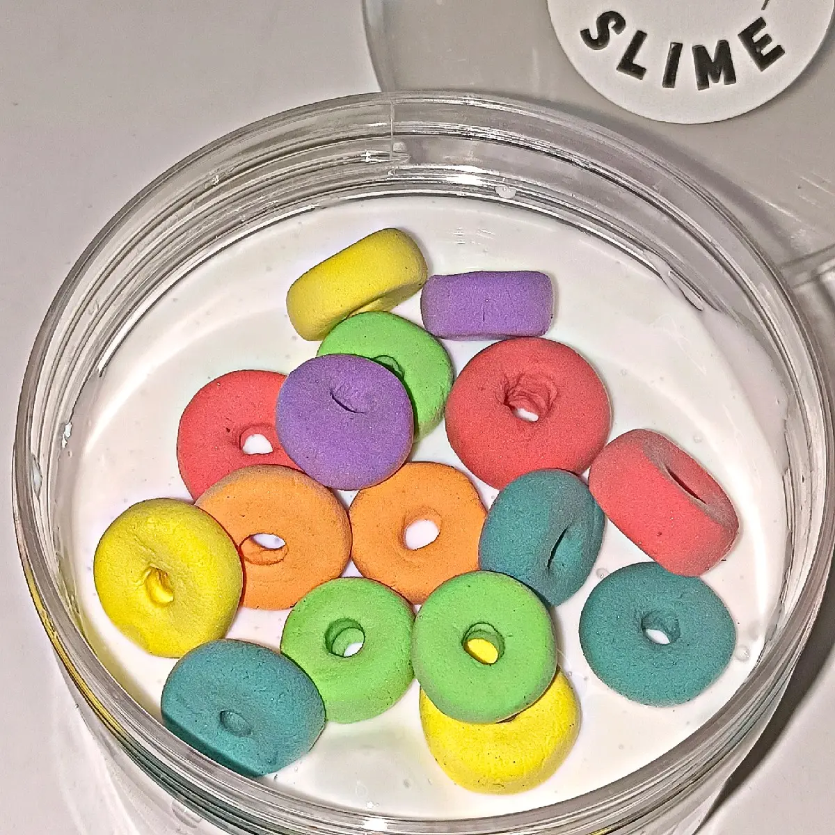 Froot Loops Slime by Your.Slime (Slime + Clay) Mainan