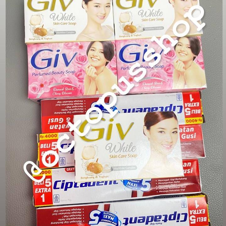 PAKET MERDEKA (5 PASTA GIGI CIPTADEN + 5 SABUN GIV) 1