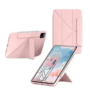 xqxm For Samsung Tab A11/ S9 FE/ S10 plus/ S11/ A9/ A7 lite/ S6 lite/ A8/ S7/ S8 Trifold+Y fold Standing Case