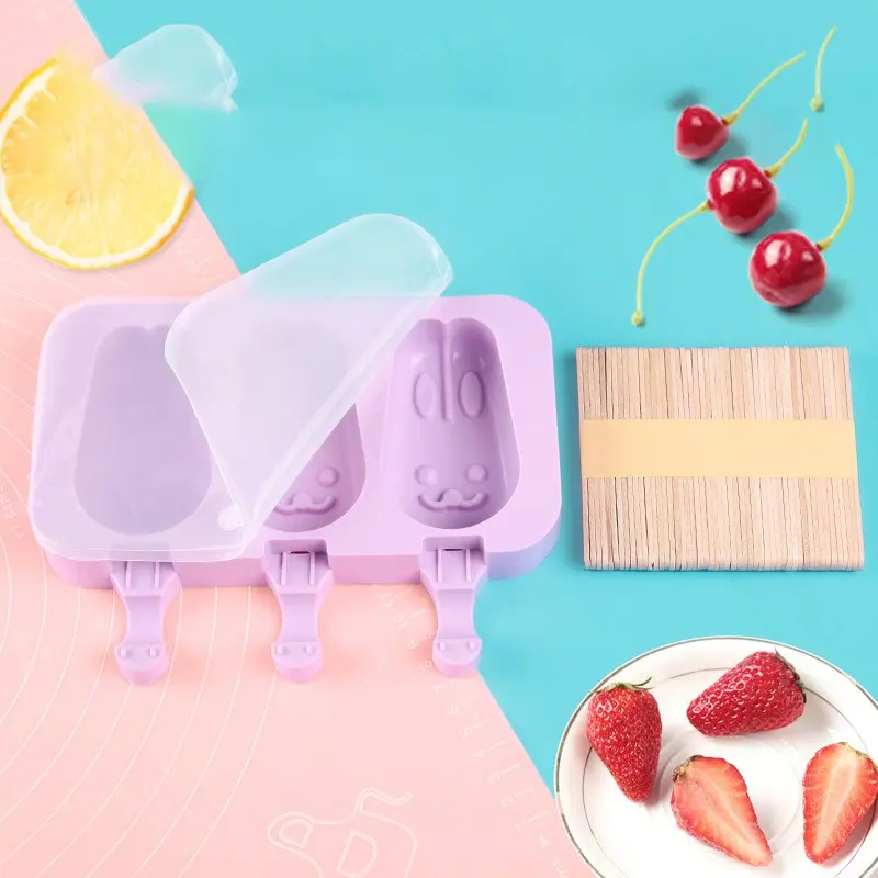 Cetakan Es Krim Silikon / Cetakan Ice Cream Silicon / Cetakan Es 1