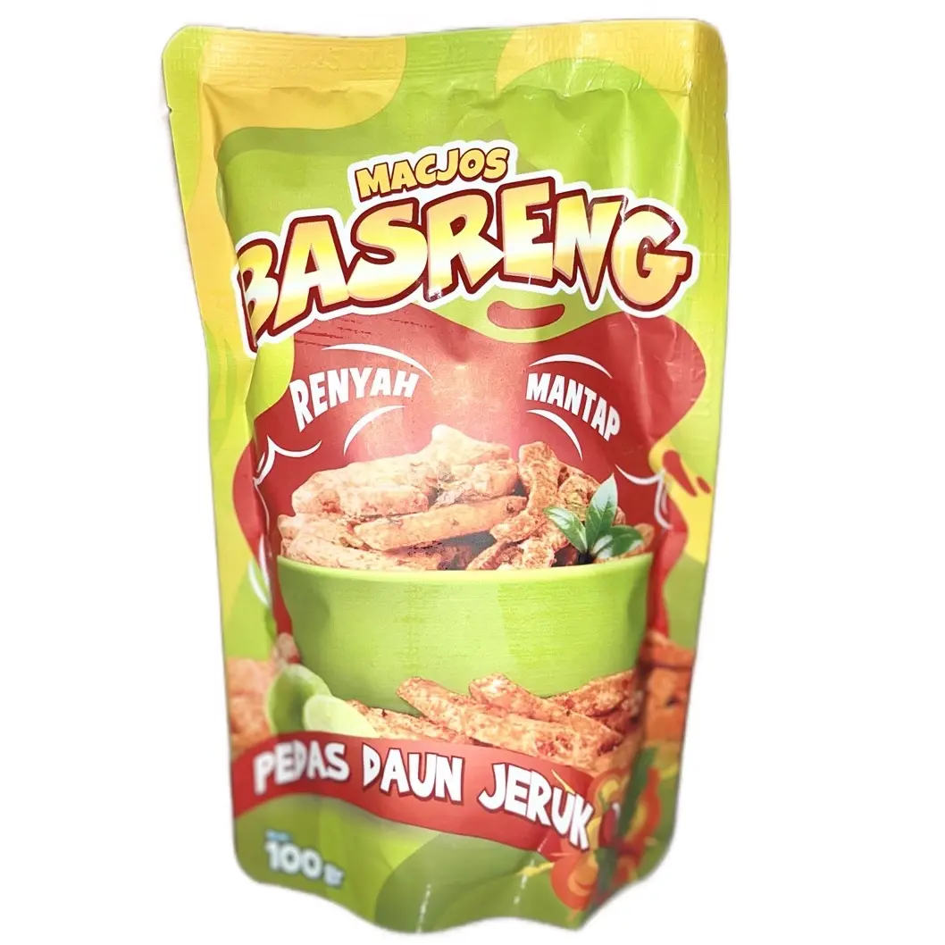 Basreng Macjos Rasa Peda Daun Jeruk