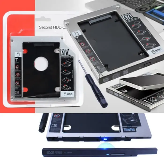 SSD HDD Caddy 9.5mm Slim Case SSD SATA TO SATA 3