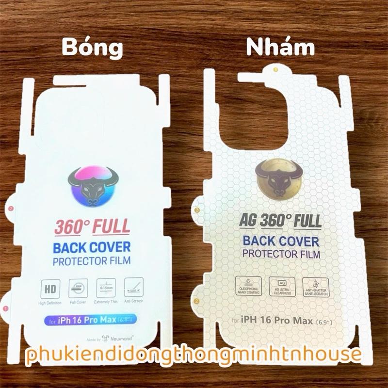  Miếng Dán Lưng PPF Full Viền Trong - Nhám iPhone 17 Pro Max 16 15 14 13 12 Mini 12 Pro Max 11 Xs Max X Xr - Bảo Vệ Toàn Diện Cho iPhone Của Bạn 