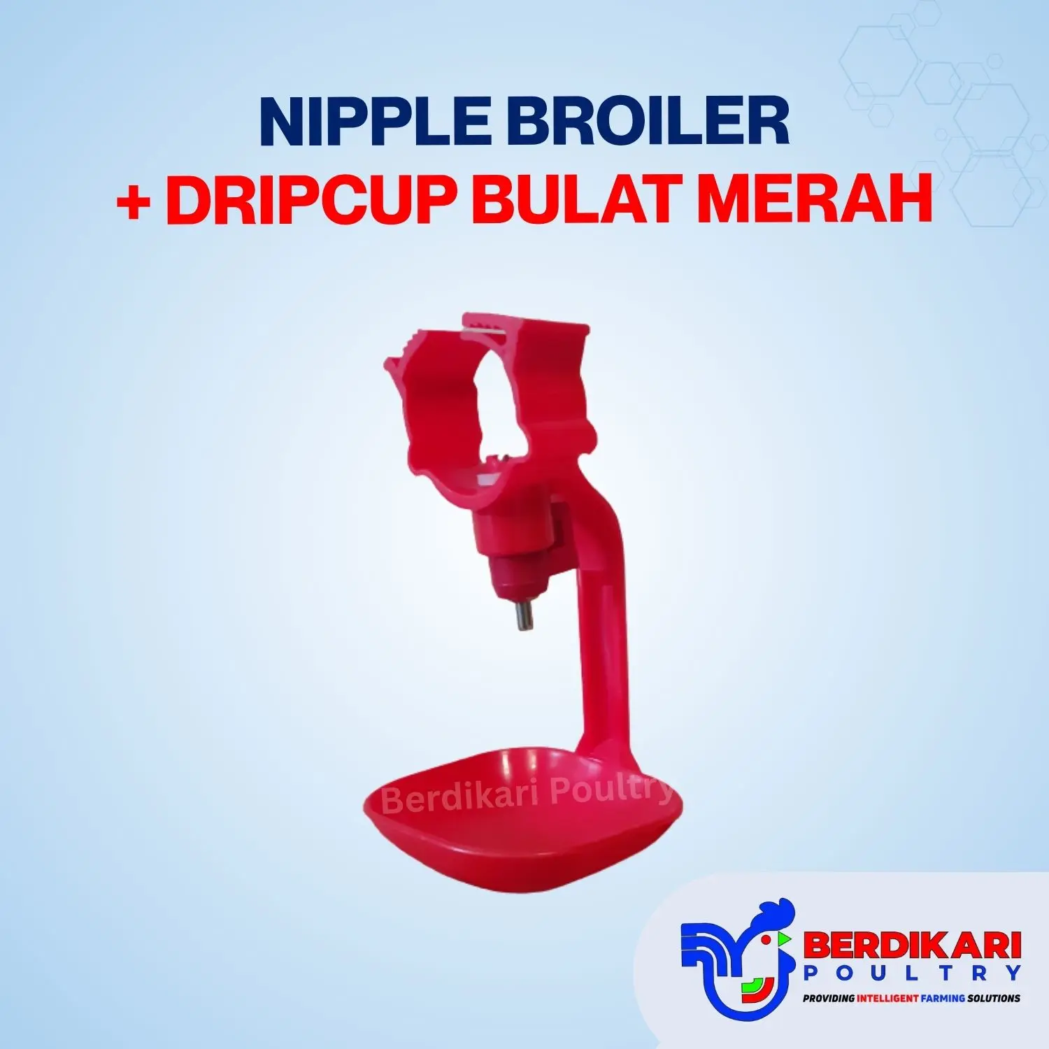 50Pcs Nipple Broiler Pipa Bulat/Nipple Only/Tempat Minum Ayam/Nipel/Niple/Nippel/Nipple/Nepel Ayam A5 A9 - Alat Ternak Kandang Ayam